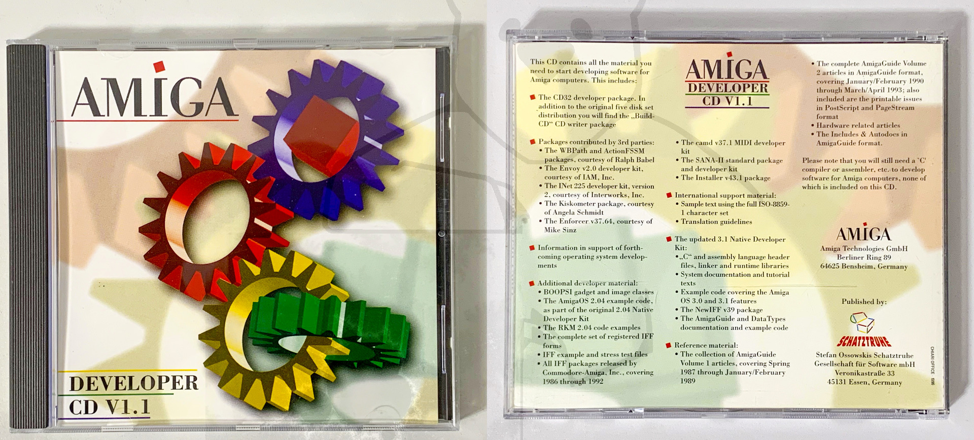 Amiga SDK auf CD (Hülle)